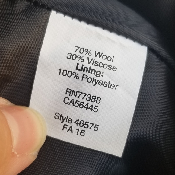 J. Crew Factory The Pencil Skirt black double-serge wool size 4 - Picture 5 of 6